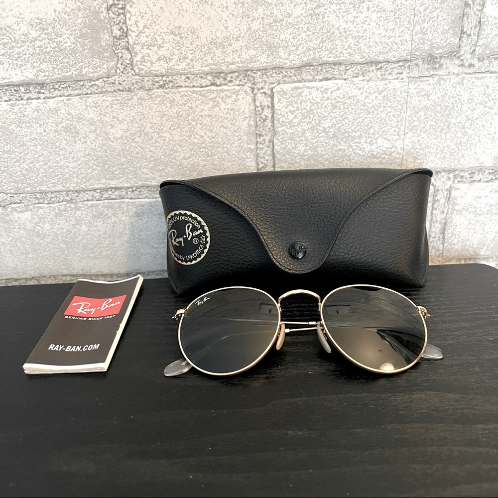 Ray-Ban Round Metal Sunglasses (Large)